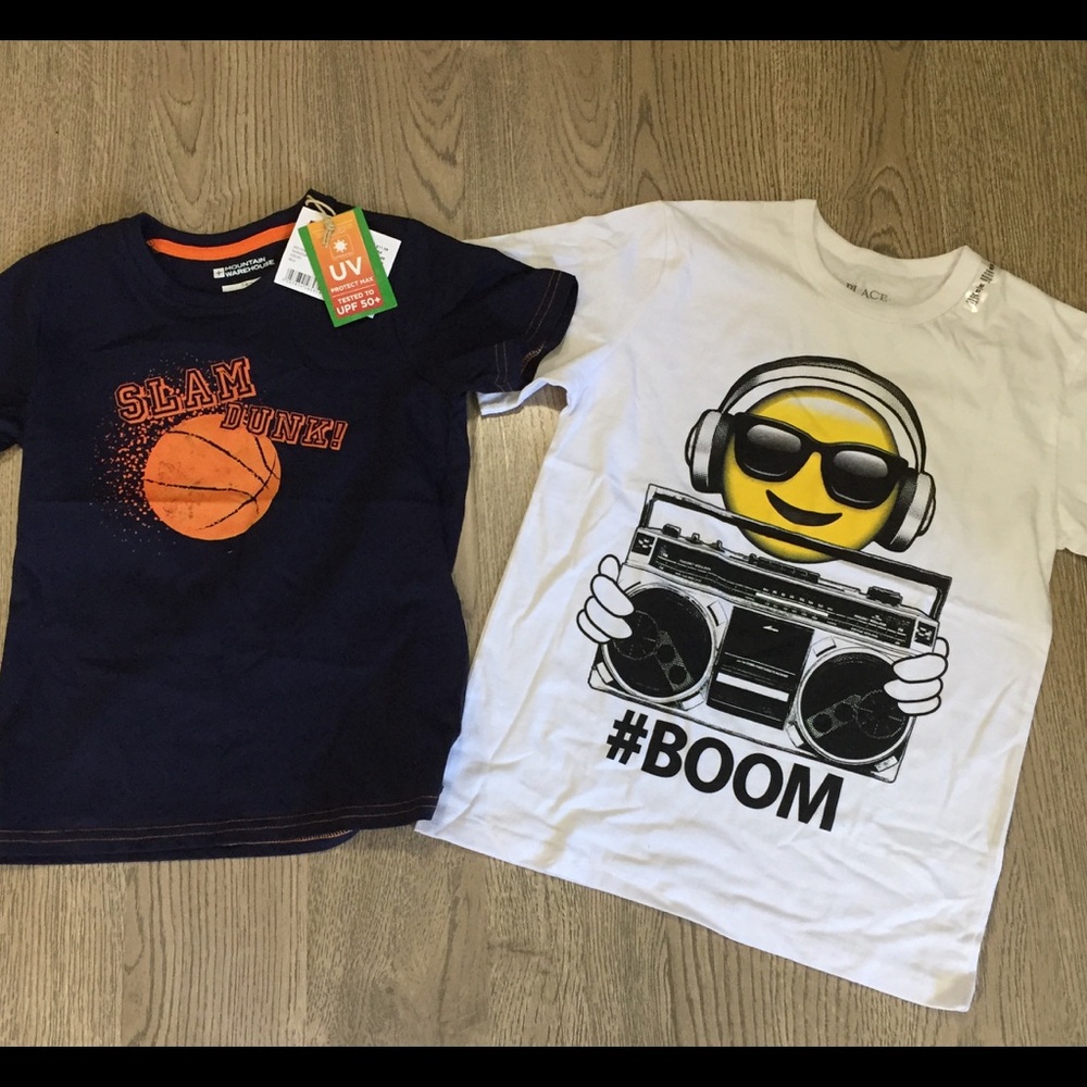 Bundle 6 tops and tees NWT and EUC sz 7/8 - Picture 2 of 16